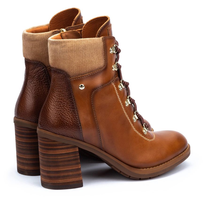 Women's Pikolinos POMPEYA Ankle Boots Brown | NZ O1Q0A97